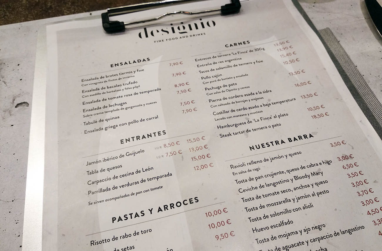 restaurantes en Zaragoza: designio